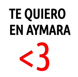 Te Quiero En Aymara
